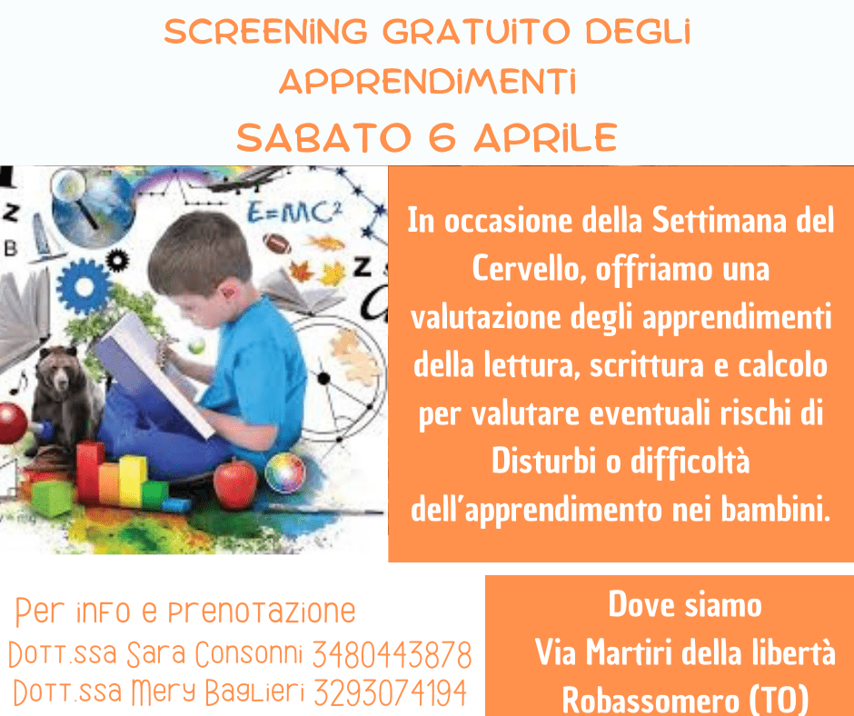 Screening Dellapprendimento Settimana Del Cervello