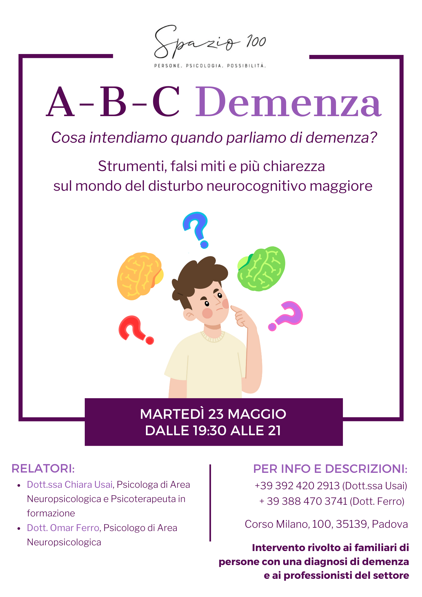 A-B-C-Demenza - Settimana Del Cervello